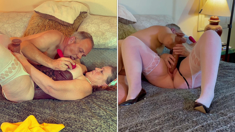 Carmen Angel: おばあちゃんノーマ・ジーン:チンポしゃぶり、オナニー、正常位のクソオールドハリウッドふしだらな女