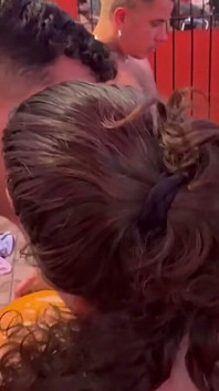 Fucking Ftm's Pussy and Pounding the Transvestite's Ass in the Orgy