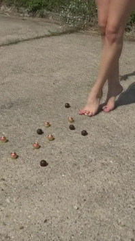 Crushing Girl Outdoor Chocolate Soles