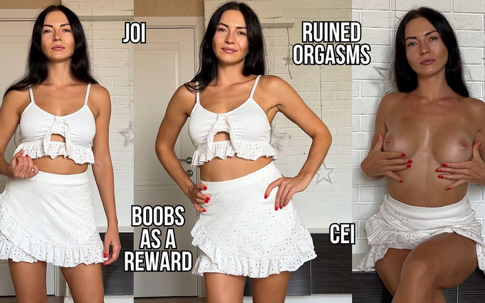 Princess Monica: Stroke, Stop and Eat Your Cum for My Boobs as...