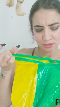 Pop küçük balon yüksek topuklu esaret