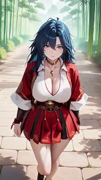 Samurai cu părul albastru! Serviciu în Bamboo Grove. Ce secrete se ascund sub kimono-ul ăla cu fante mari?
