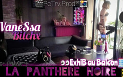 The Black Panther Exhibition on the Balcony