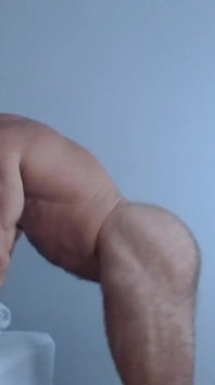 Hairy Body, Muscle, Posing, Jerking off, Anal and Cum on the Body.