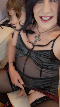 I Am Wearing Crotchless Panties and Need Someone to Lick My Clitoris