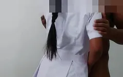 कॉलेज सेक्स के बाद श्रीलंकाई कॉलेज जोड़ा