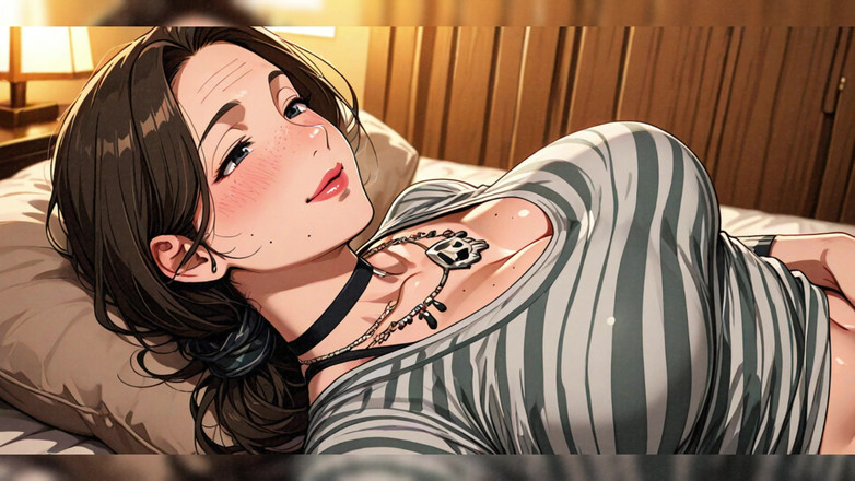 AI Porn: 섹시한 갈색 머리 Ai Hentai 스타일
