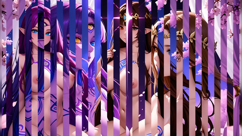 TransMuse: Enchanted Garden Ribcage Nibbling - Futa &amp; Handsome Man