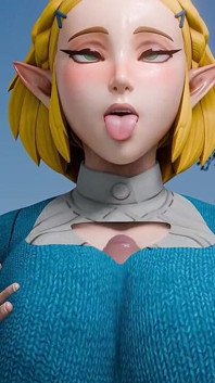 Principessa zelda Ahegao sega con le tette video con punto di vista regola 34