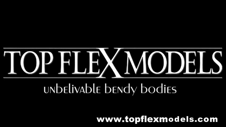 Flexilady: Ruslana im glänzenden catsuit