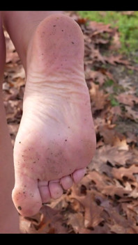Dirty Soles in the Leaves