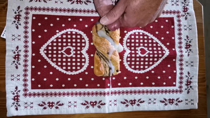Cicci77: Cicci77 prepares breakfast with a sperm explosion!
