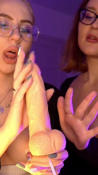 Asmr - instrucțiuni de masturbare de la 2 profesori