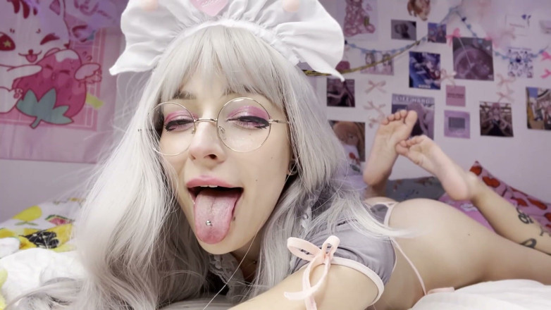 lanalovacutie: Sborra sul mio-ahegao-sbavando-faccia-patrigno