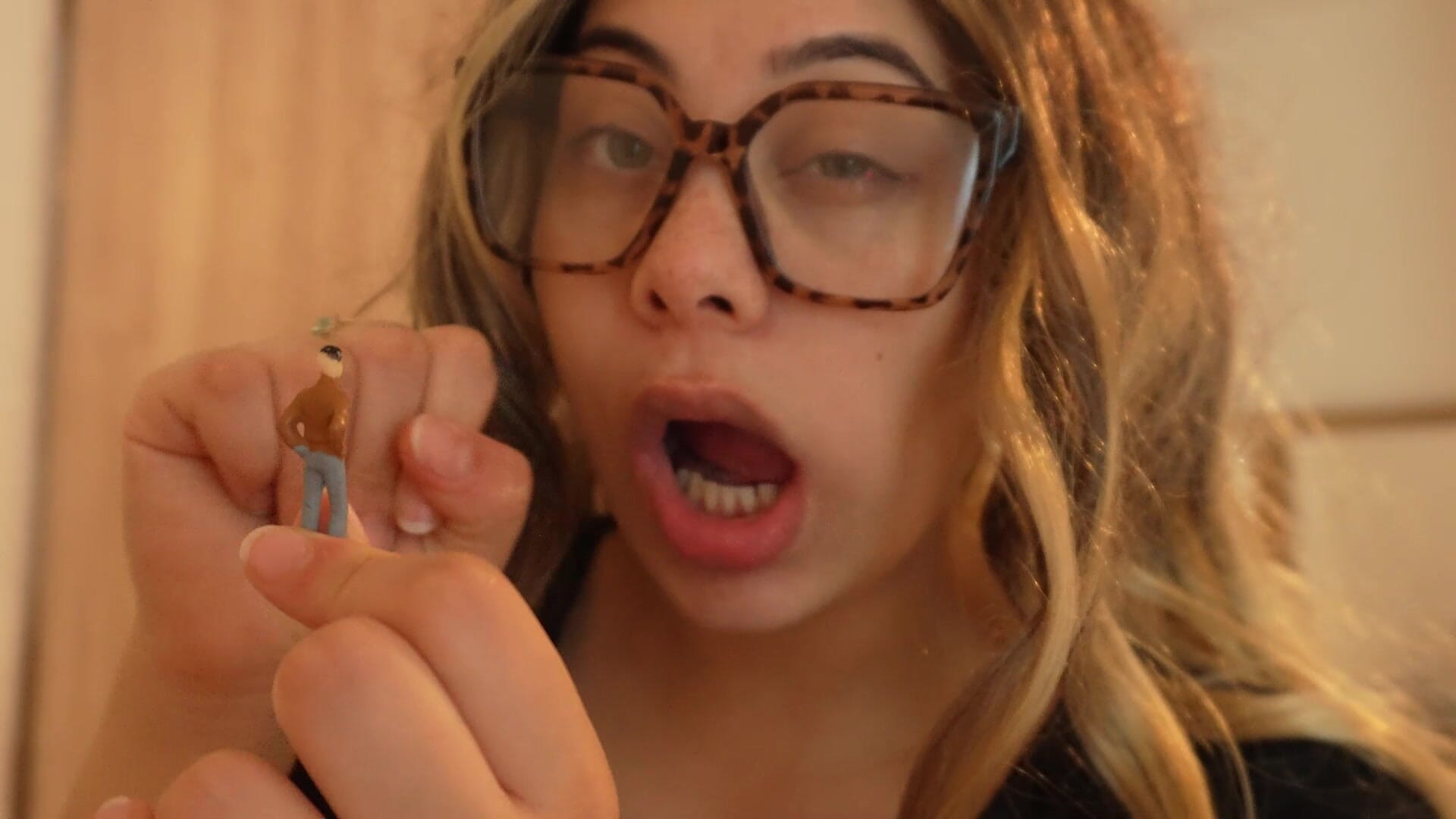 Giantess Stepsister Face Fetish She Makes Grimaces Ahegao Faces and Silly Expressions for Her Tiny Stepbrother While He