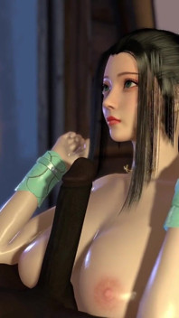 Schöne dame BBC - 3D-animation