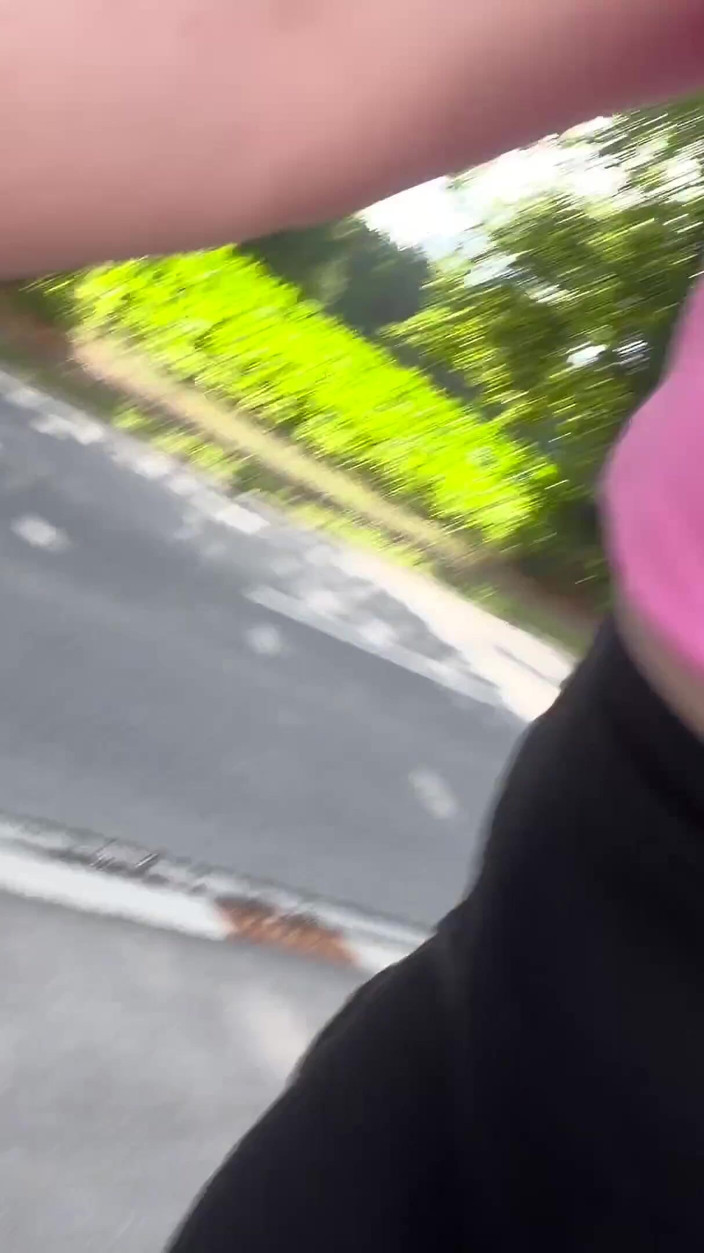 Lily, Goddess of Desire: Cute Roller Skater with Braids Shows You Tits