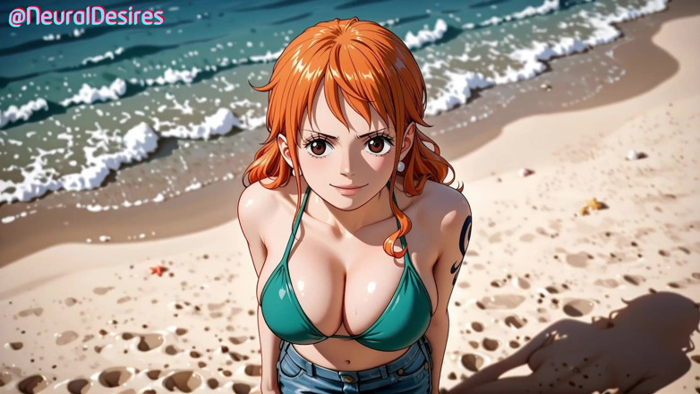 Neural Desires: Nami One Piece, пародия на Ай