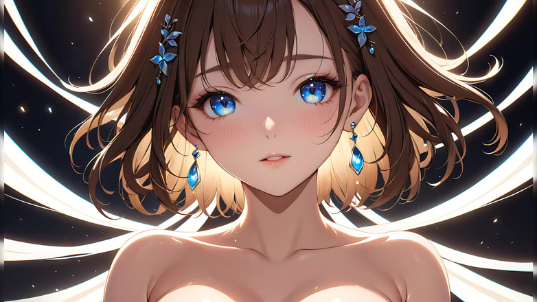 LustRender: Quiet Joy: a Beautiful Young Woman in Magical Light