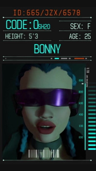 Busty Shemale Bonny Fucks Sexy Girl Raw in Dark Cyberpunk Corner - Hardcore Anal & Deep Throat