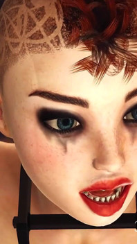 Seks bdsm super hot. Kontol hitam besar untuk gadis punk seksi diborgol di penjara