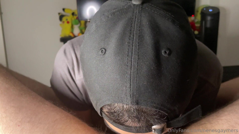 Nenesgaymers: Ejaculação na boca chupando e garganta profunda meu amigo pau...