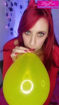 The Balloon Party Continues in the Boss's Office! Looner Fantasia