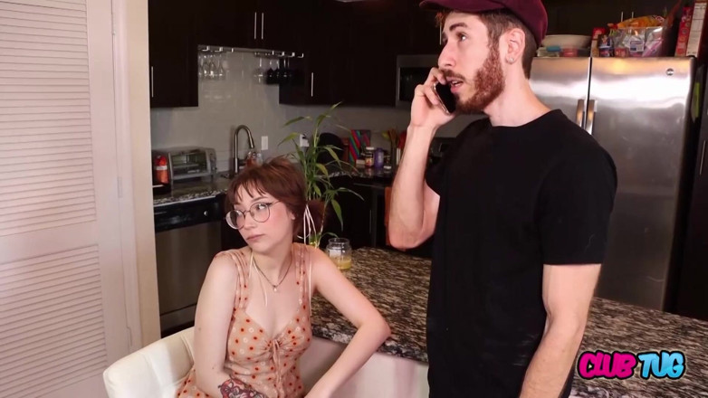 Club Tug: Braced Teen Prim Taylor Edges BF Till Desperate Cumshot!