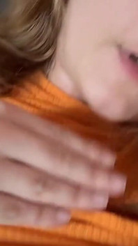 Masturbatie in Mijn Eenhoornslipje Onder Mijn Spijkerbroek, Dan Vinger Ik Mezelf En Dildo Mijn Kont