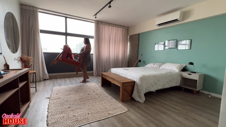 CuckoldHouse: Married BBW Fucking the Neighbor While Her Cuckold Husband Films...