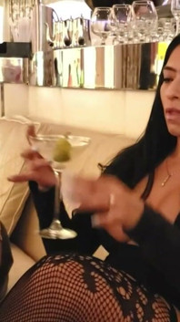 My Absolute Favorite Drink, with Three Blue-cheese Stuffed Olives Too