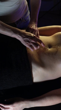 Deep Oily Massage with Alex: Belly Button Play & Cum on His Stomach