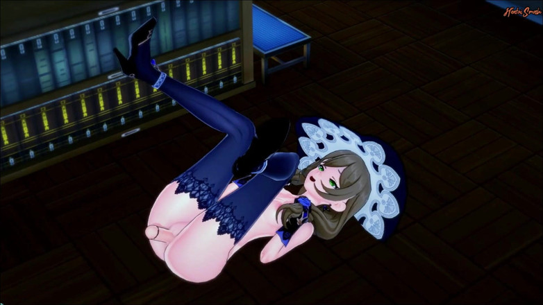 Hentai Smash: 마술 딜도로 섹스하는 핫한 마지 리사 겐신 임팩트 헨타이.