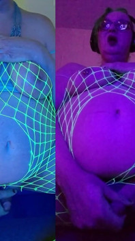 Dvojitá máta sperma - hologram zelené bohyně