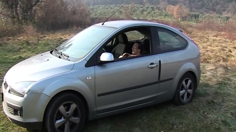 Bangora MILFs: Tattooed MILF Picked up for Car Blowjob and Bed Pounding