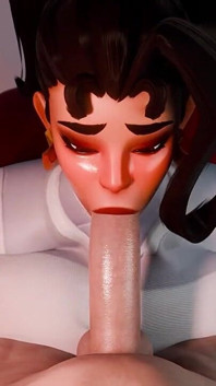 Overwatch Vendetta Niechlujny Obciąganie POV 3D Animacja Zasada34