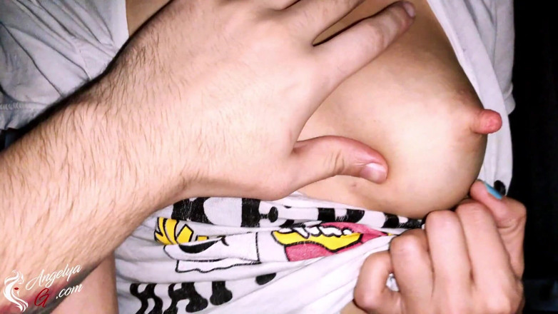 AnGelya G: Teen sensual sucking and hardcore riding