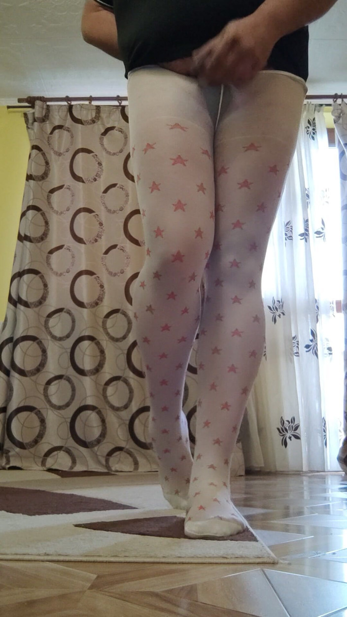 Pantyhosecouple123: O frec în colanți, colanți, colanți, colanți, colanți albi