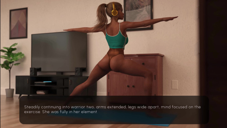 Johannes Gaming: Sunset Rose 7 Eu vi Daniella em topless enquanto fazia ioga