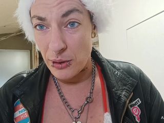 Alex Bitchcraft: Santa Claus Pissing on Bible