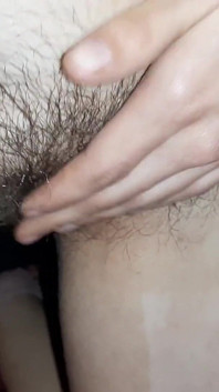 Our First Mutual Masturbation of Hairy Pussies
