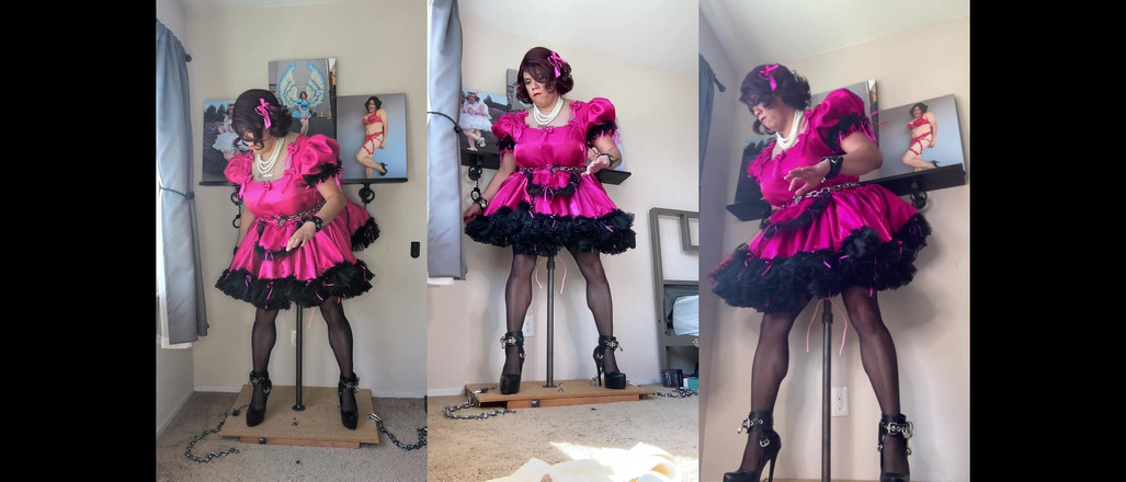 Sissy Candy: Candy, femme de ménage rose tapette, est enfermée sur son...