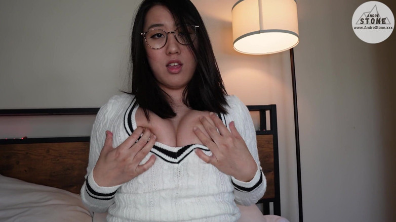Andre Stone: Shy Nerdy Asian Girlfriend Tofu Is a Secret Nympho