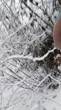 Peeing in Snow Land- Snow Everywhere