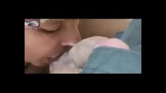 Dom Gresopio Dominates His Submission with His Feet and Gives Her Breastfeed