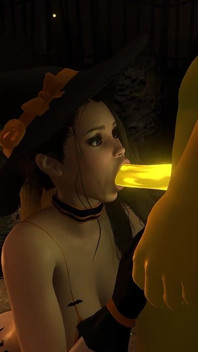 セクシーな魔女はハロウィーンにカボチャの王様をファック
