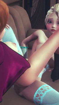 Futa elsa scissor lagi asik scissor anna |parodi beku