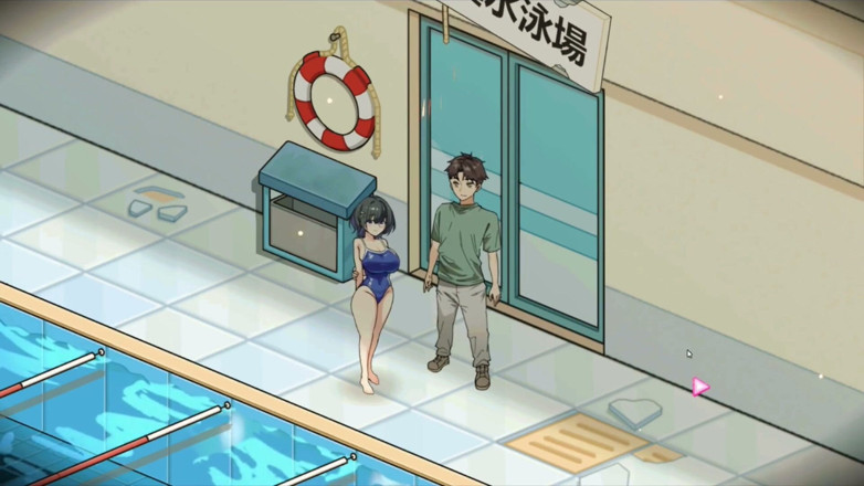 NSFWOtaku: Hentai Game - Aoi Hentai Gallery Scene 2 - Lifeguard Holic