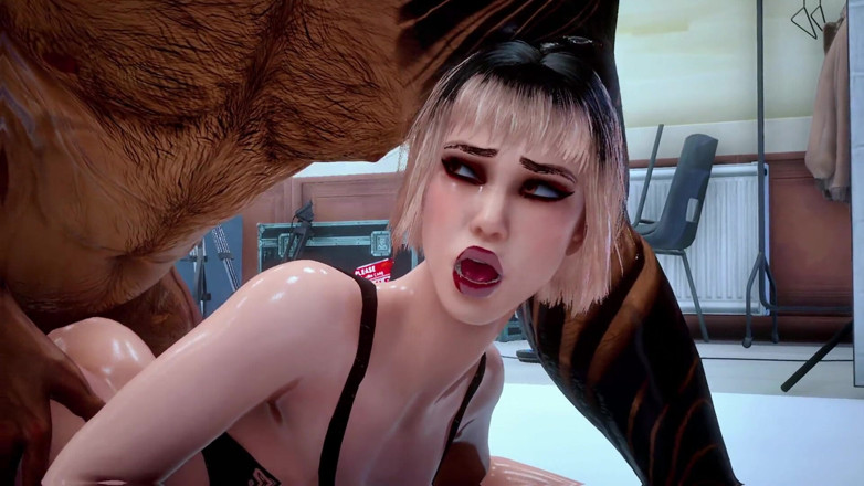 PixelAftDark: Petite E-girl Gets Destroyed by Bull Stud