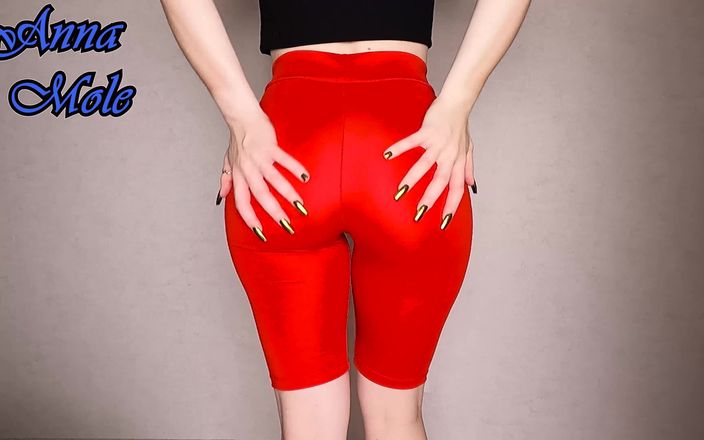 Anna Mole: Yoga tights pawg em leggings de spandex spandex alto espanca...
